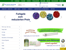 Tablet Screenshot of dasnagelzentrum.de